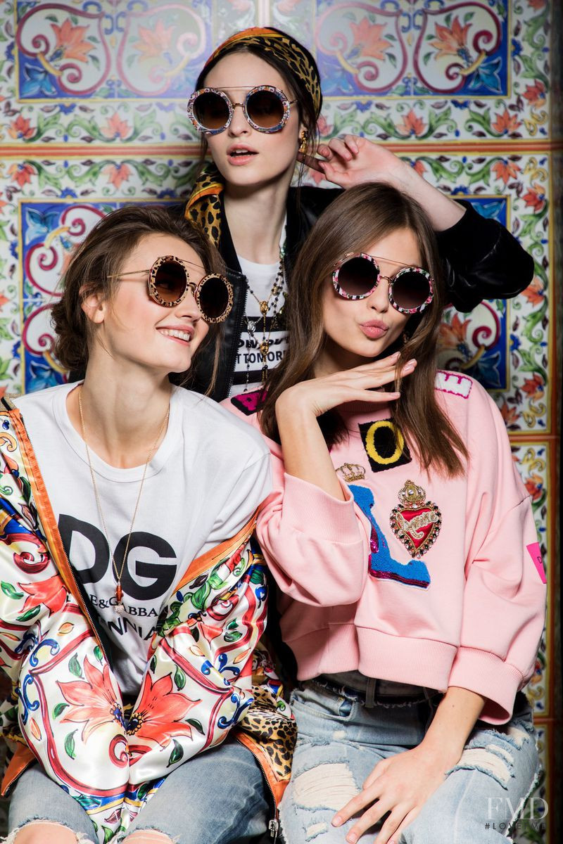Roberta Cardenio featured in  the Dolce & Gabbana - Eyewear advertisement for Spring/Summer 2018