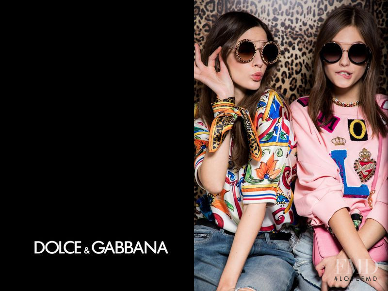 Roberta Cardenio featured in  the Dolce & Gabbana - Eyewear advertisement for Spring/Summer 2018