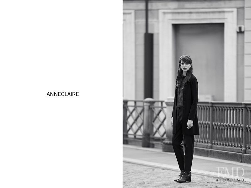 Roberta Cardenio featured in  the Anneclaire advertisement for Autumn/Winter 2017