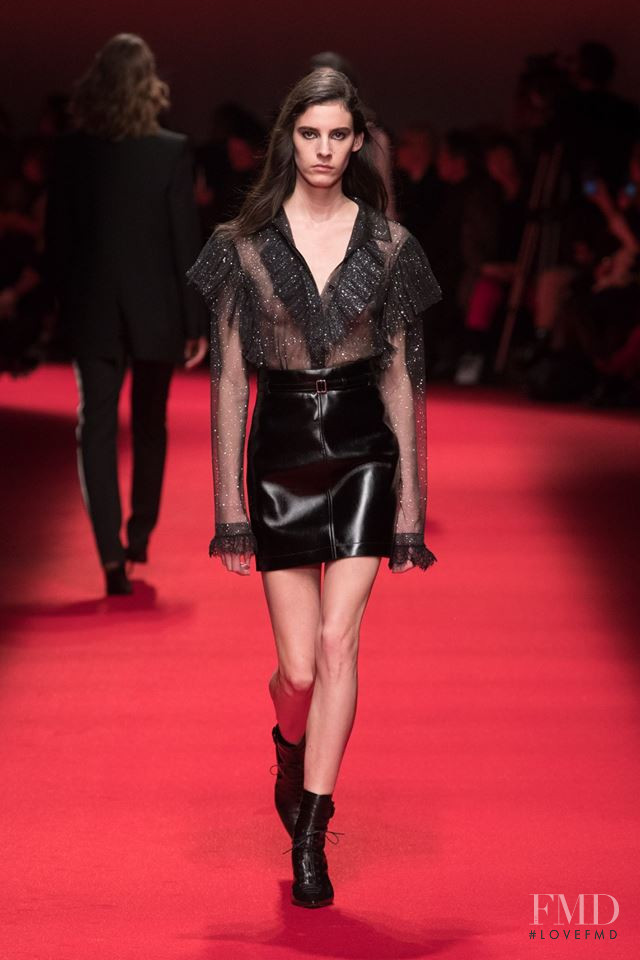 Cyrielle Lalande featured in  the Philosophy di Lorenzo Serafini fashion show for Autumn/Winter 2019