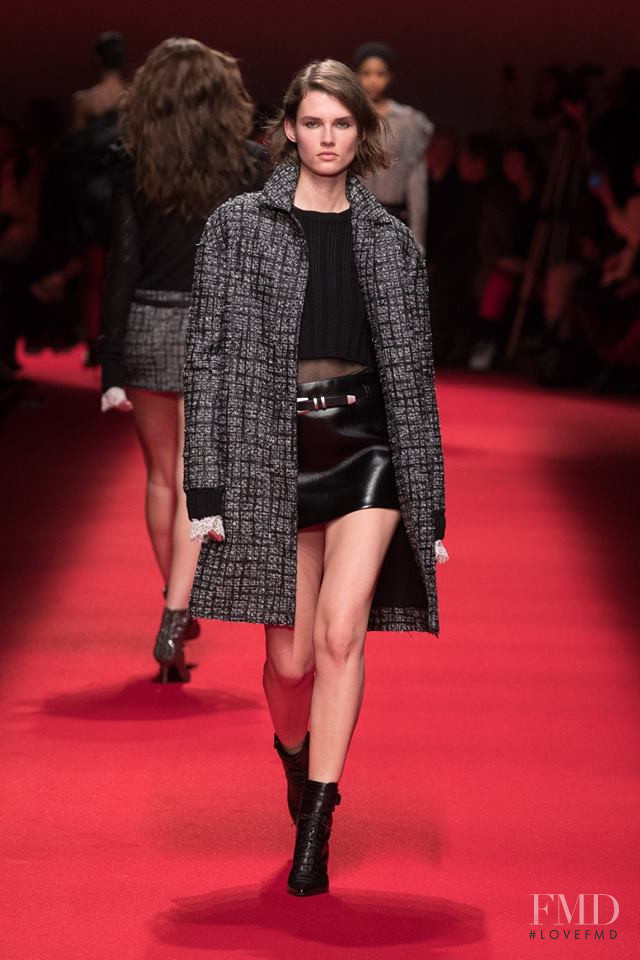 Giedre Dukauskaite featured in  the Philosophy di Lorenzo Serafini fashion show for Autumn/Winter 2019