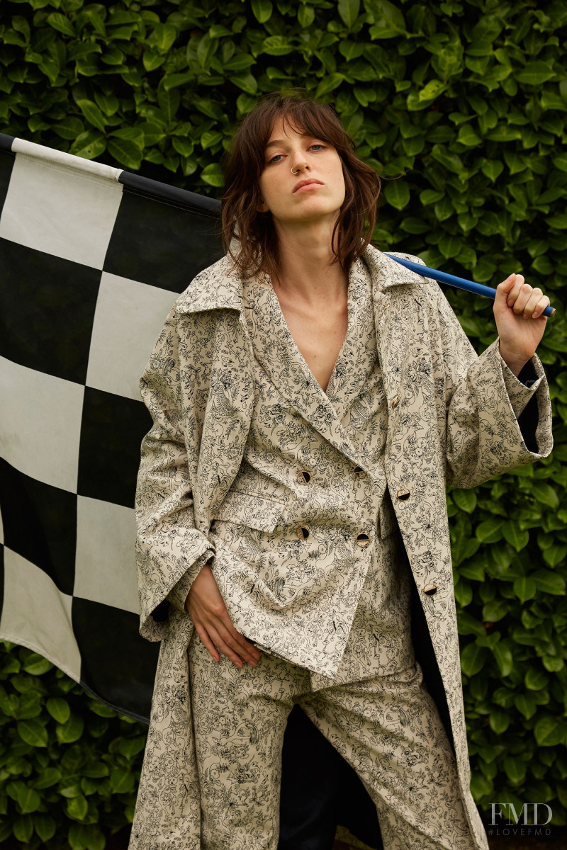 Maga Abramoff featured in  the Roseanna lookbook for Resort 2019