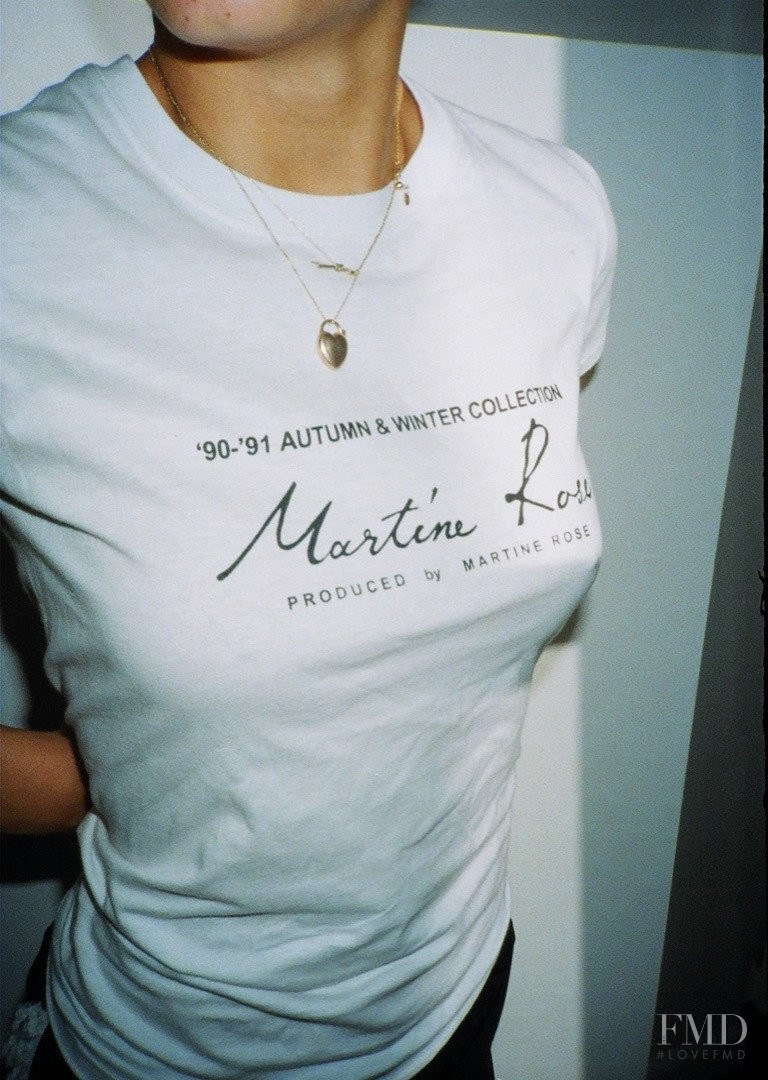 Adwoa Aboah featured in  the Martine Rose lookbook for Spring/Summer 2014