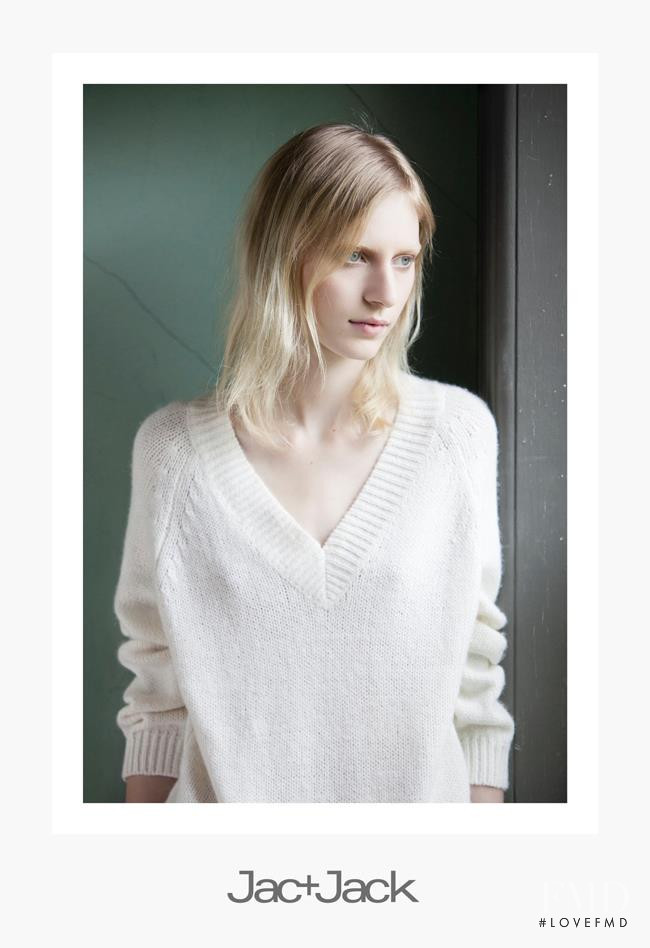 Julia Nobis featured in  the Jac + Jack advertisement for Spring/Summer 2012