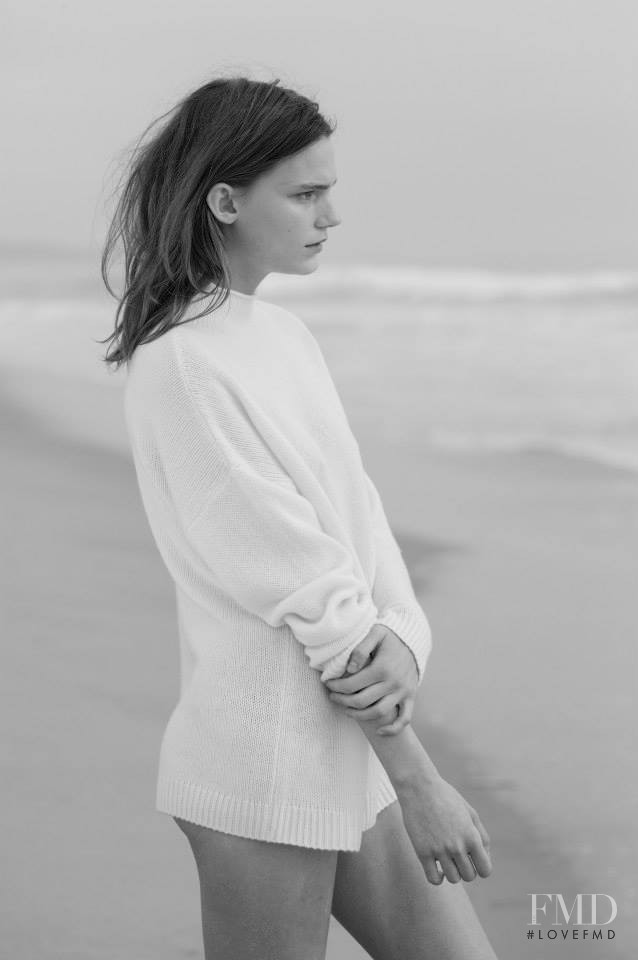 Lena Hardt featured in  the Jac + Jack advertisement for Autumn/Winter 2014