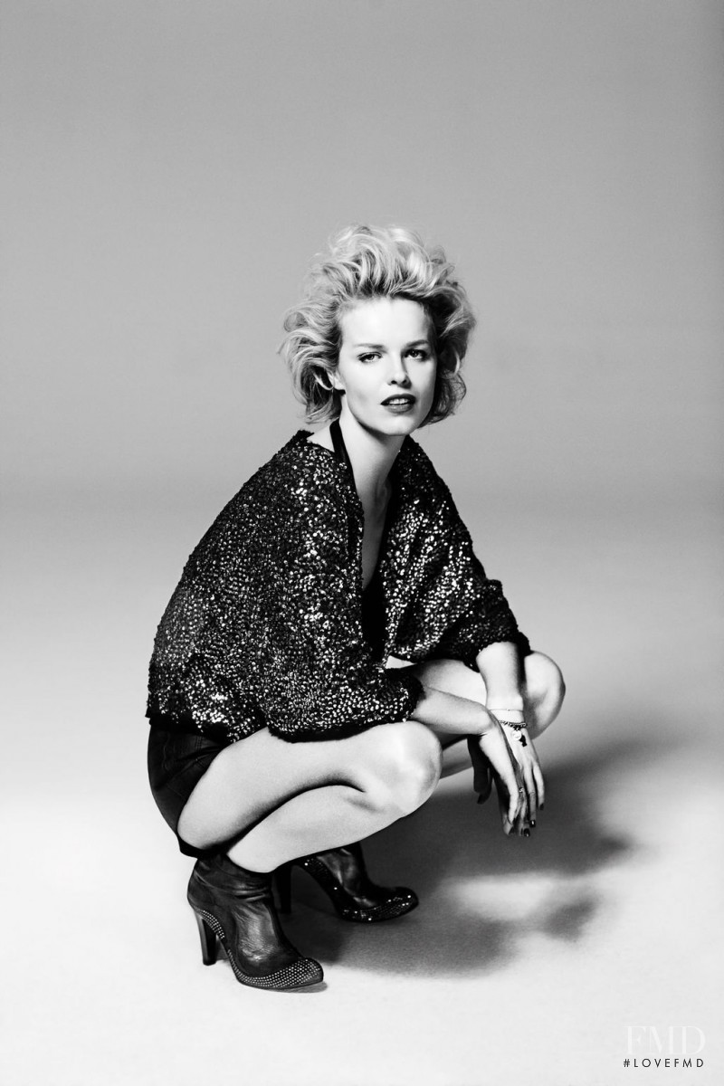 Eva Herzigova featured in  the Janet & Janet advertisement for Autumn/Winter 2010