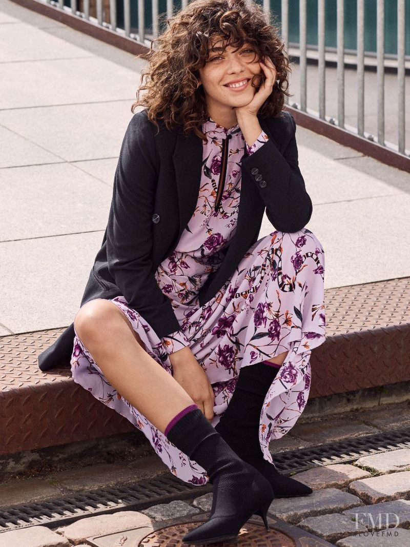 Steffy Argelich featured in  the Lindex advertisement for Autumn/Winter 2017