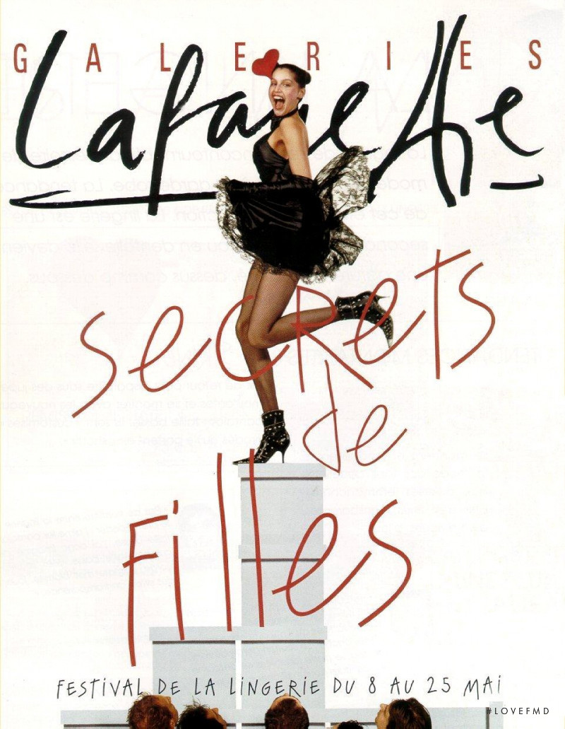 Laetitia Casta featured in  the Galeries Lafayette advertisement for Autumn/Winter 2008
