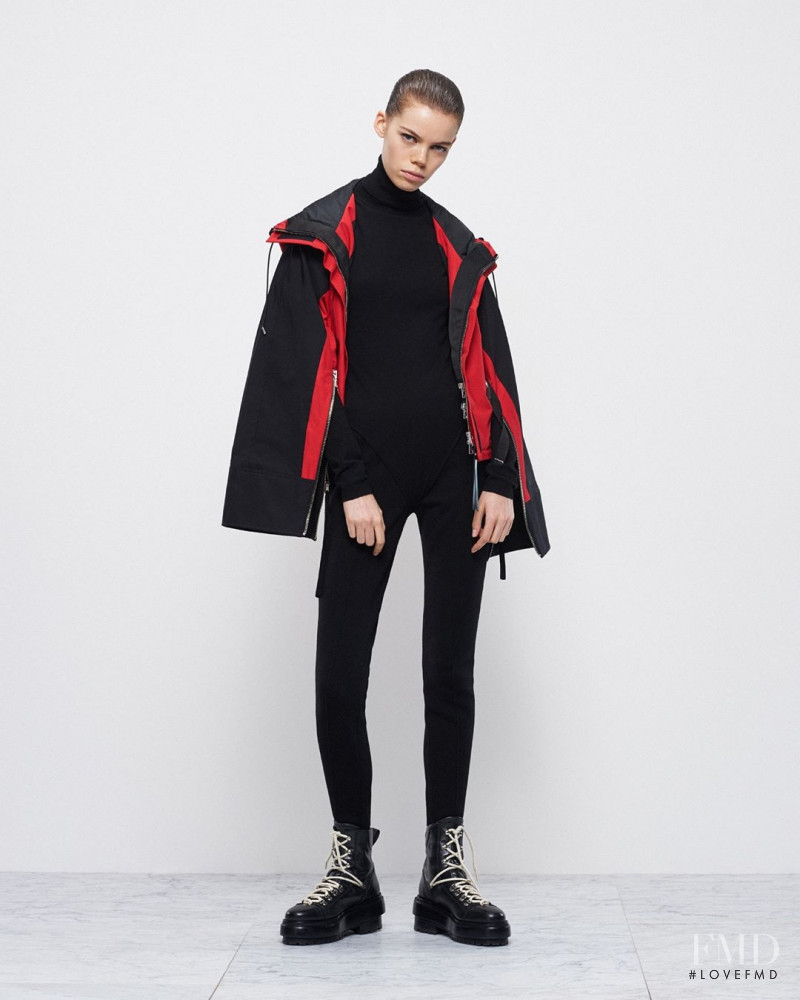 Nina Gulien featured in  the Shoreditch Ski Club lookbook for Autumn/Winter 2018