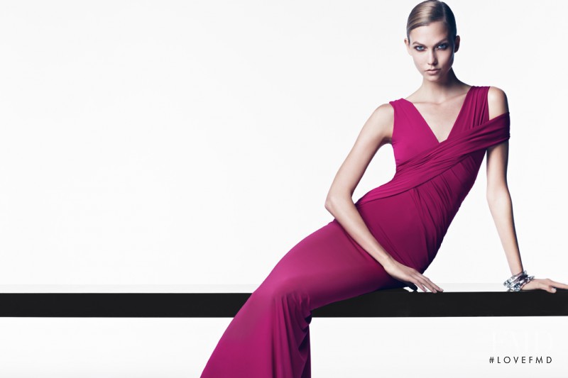 Karlie Kloss featured in  the Donna Karan New York advertisement for Resort 2013