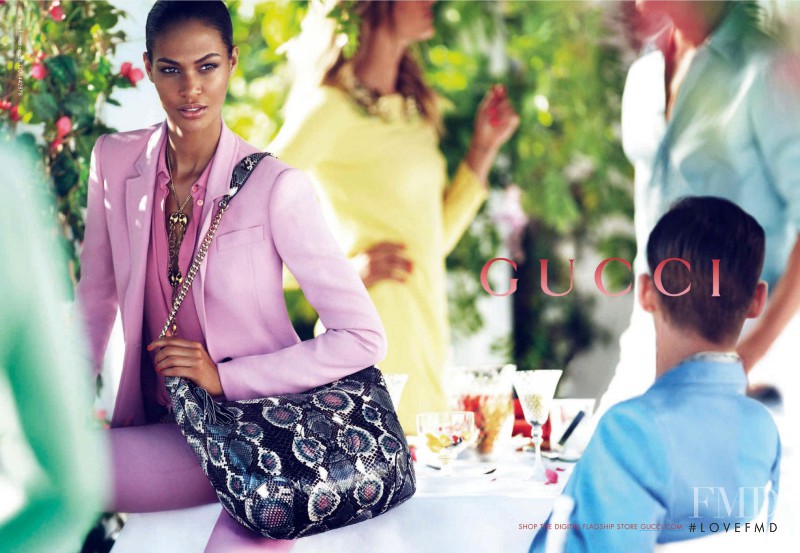 Joan Smalls featured in  the Gucci advertisement for Resort 2013