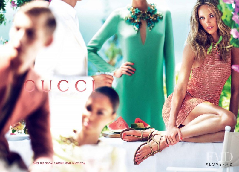 Karmen Pedaru featured in  the Gucci advertisement for Resort 2013