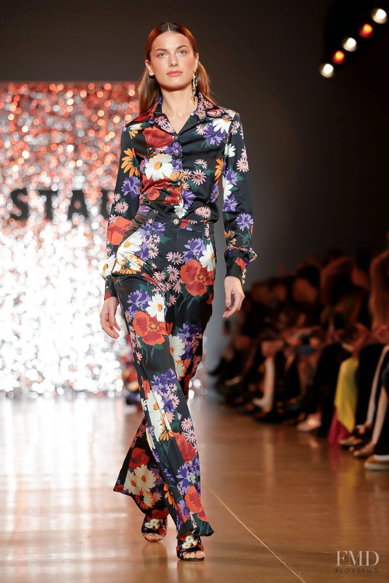 Mili Boskovic featured in  the Staud fashion show for Autumn/Winter 2019
