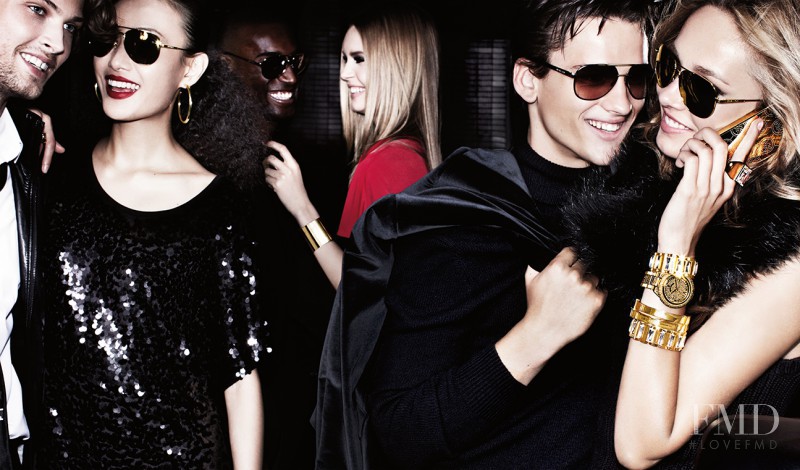 Josephine Skriver featured in  the Michael Kors Collection advertisement for Holiday 2012