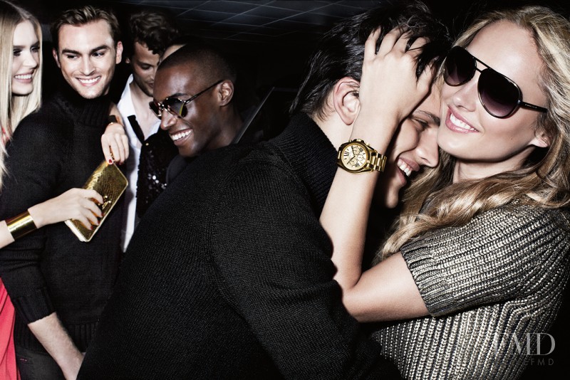 Josephine Skriver featured in  the Michael Kors Collection advertisement for Holiday 2012