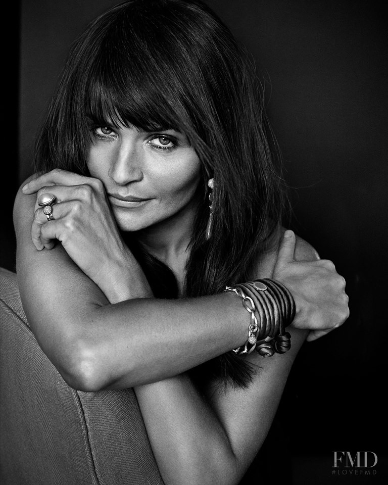 Helena Christensen featured in  the Ole Lynggaard Copenhagen advertisement for Spring/Summer 2014