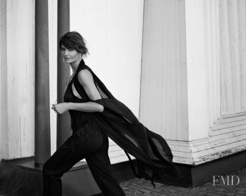 Helena Christensen featured in  the Ole Lynggaard Copenhagen advertisement for Autumn/Winter 2012