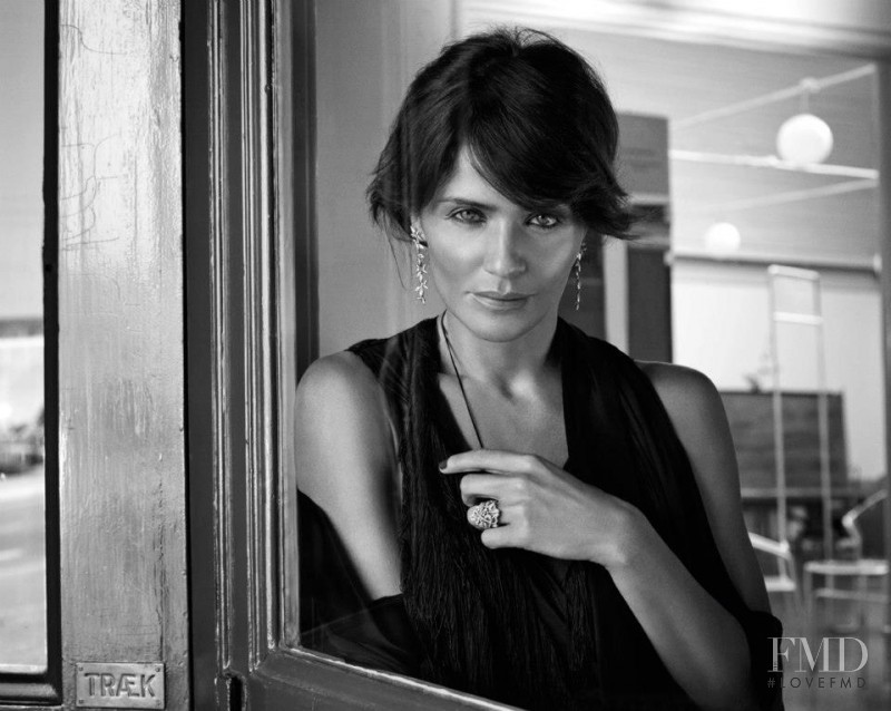 Helena Christensen featured in  the Ole Lynggaard Copenhagen advertisement for Autumn/Winter 2012