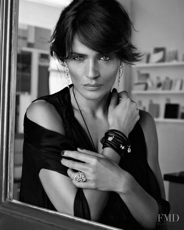 Helena Christensen featured in  the Ole Lynggaard Copenhagen advertisement for Autumn/Winter 2012