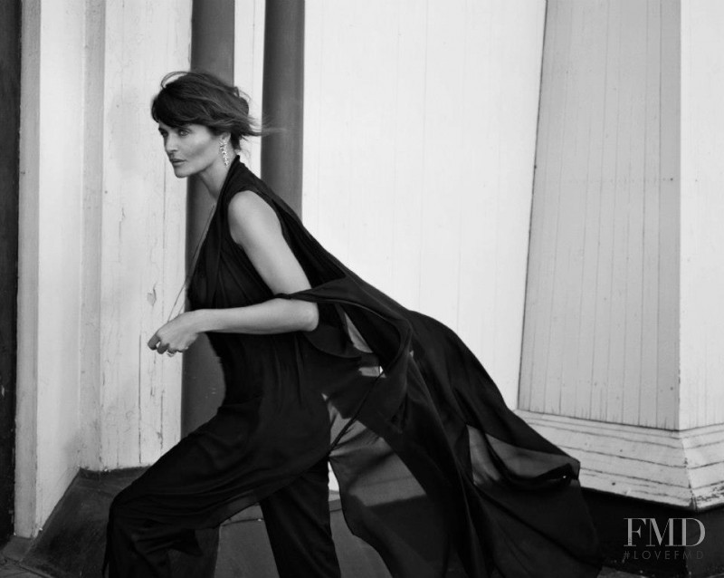 Helena Christensen featured in  the Ole Lynggaard Copenhagen advertisement for Autumn/Winter 2012