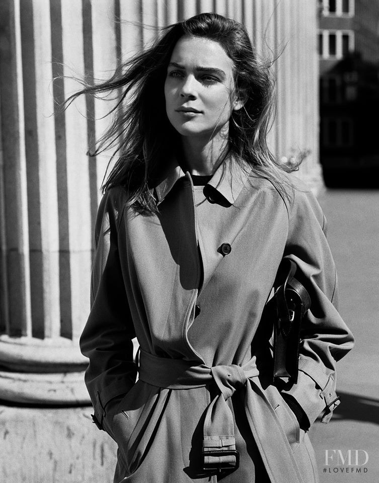 Bambi Northwood-Blyth featured in  the Margaret Howell advertisement for Autumn/Winter 2017