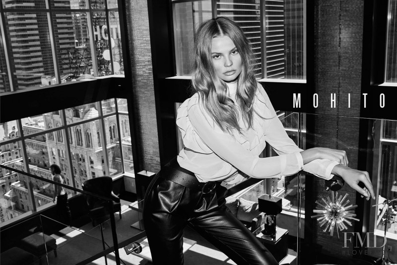 Magdalena Frackowiak featured in  the Mohito advertisement for Autumn/Winter 2016