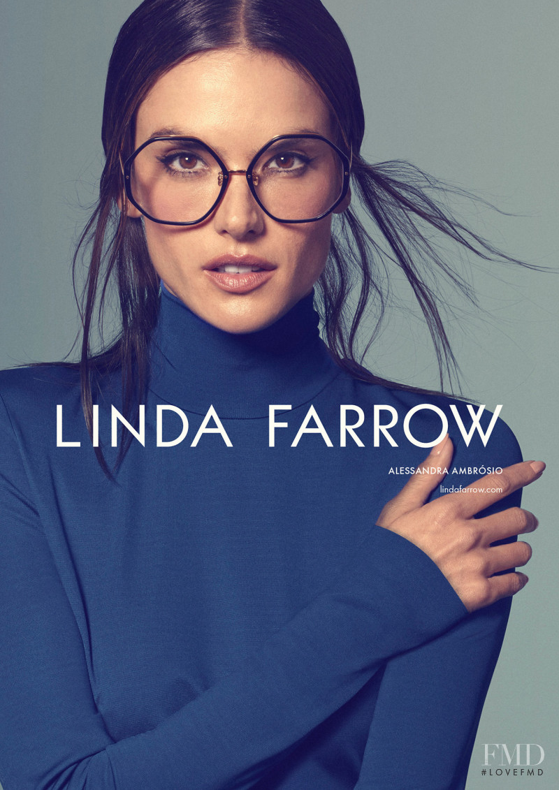 Alessandra Ambrosio featured in  the Linda Farrow advertisement for Spring/Summer 2019