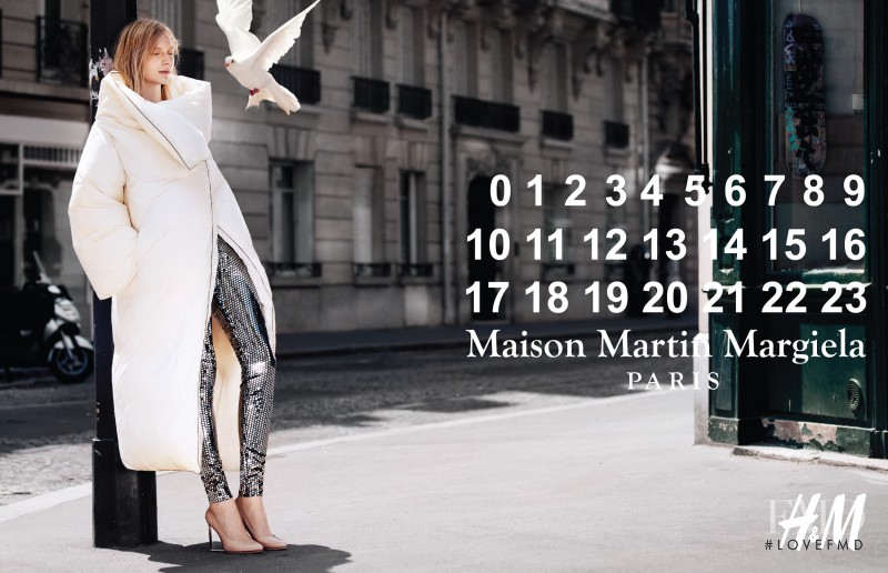 Julia Nobis featured in  the H&M by Maison Martin Margiela advertisement for Autumn/Winter 2012