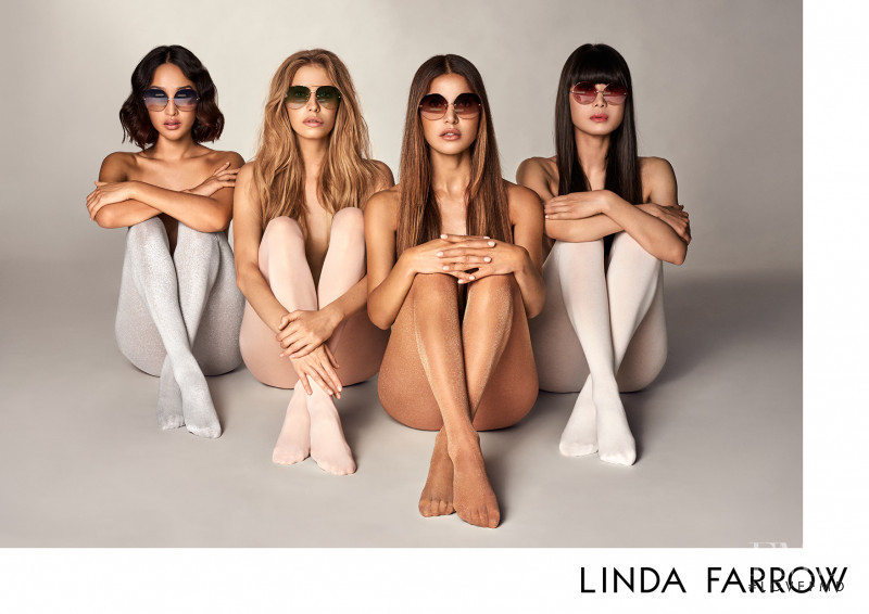 Elena Perminova featured in  the Linda Farrow advertisement for Spring/Summer 2017