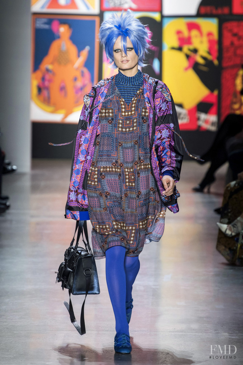 Hanne Gaby Odiele featured in  the Anna Sui fashion show for Autumn/Winter 2019