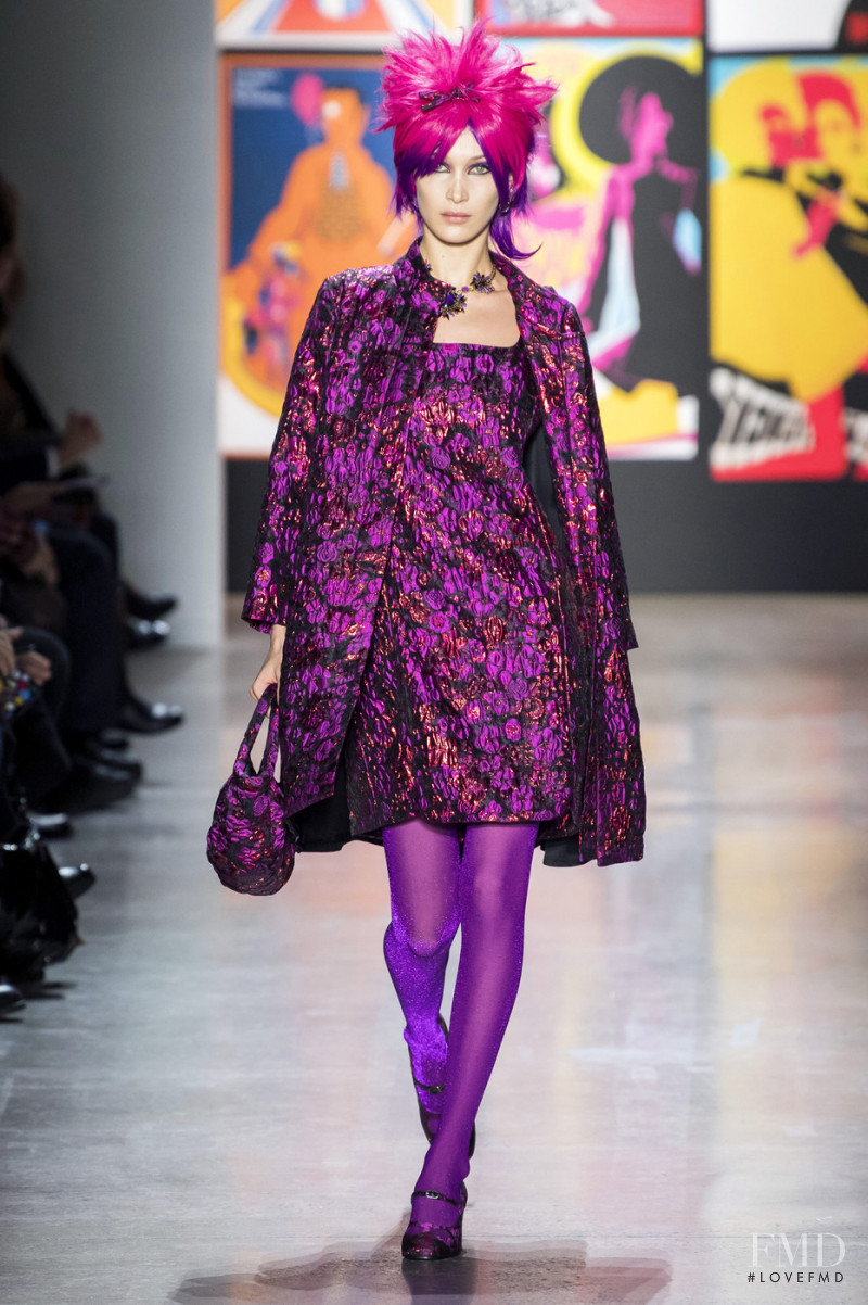 Bella Hadid featured in  the Anna Sui fashion show for Autumn/Winter 2019