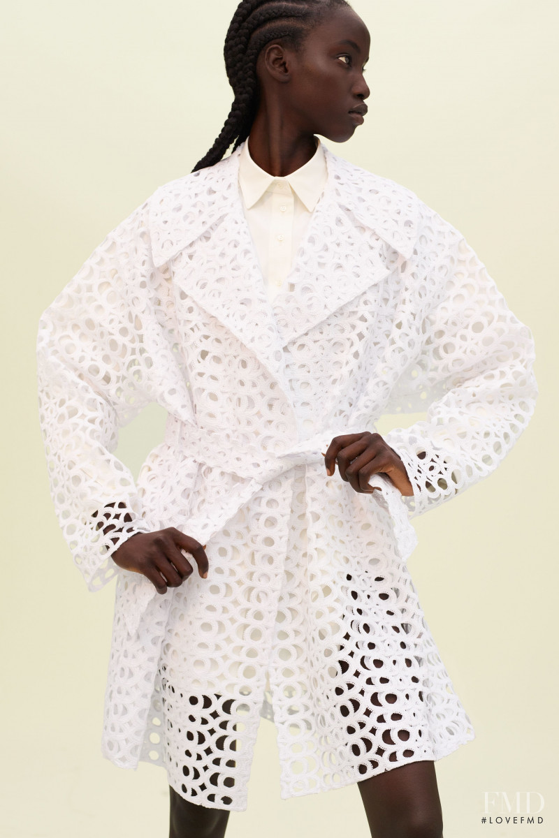 Anok Yai featured in  the Alaia lookbook for Spring/Summer 2019