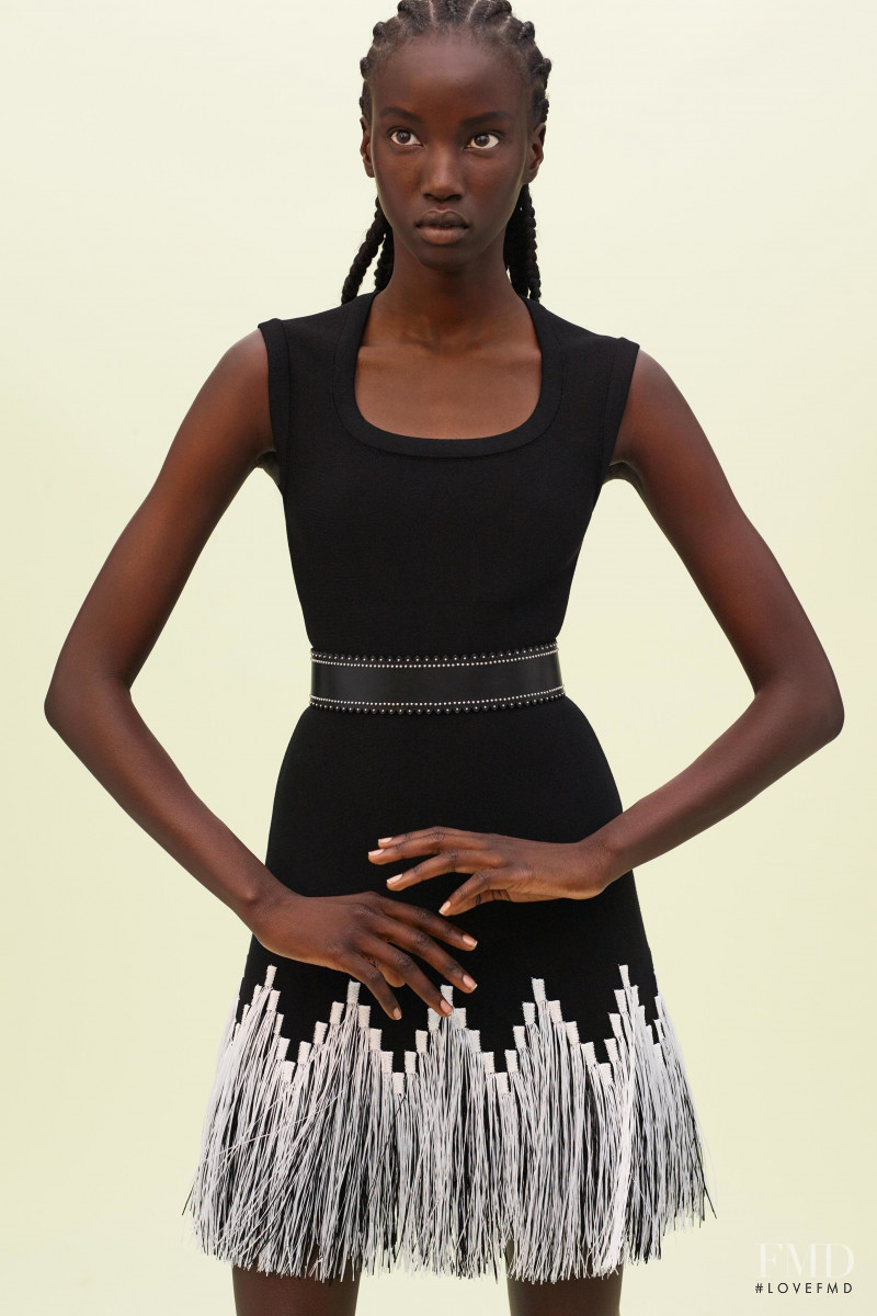 Anok Yai featured in  the Alaia lookbook for Spring/Summer 2019