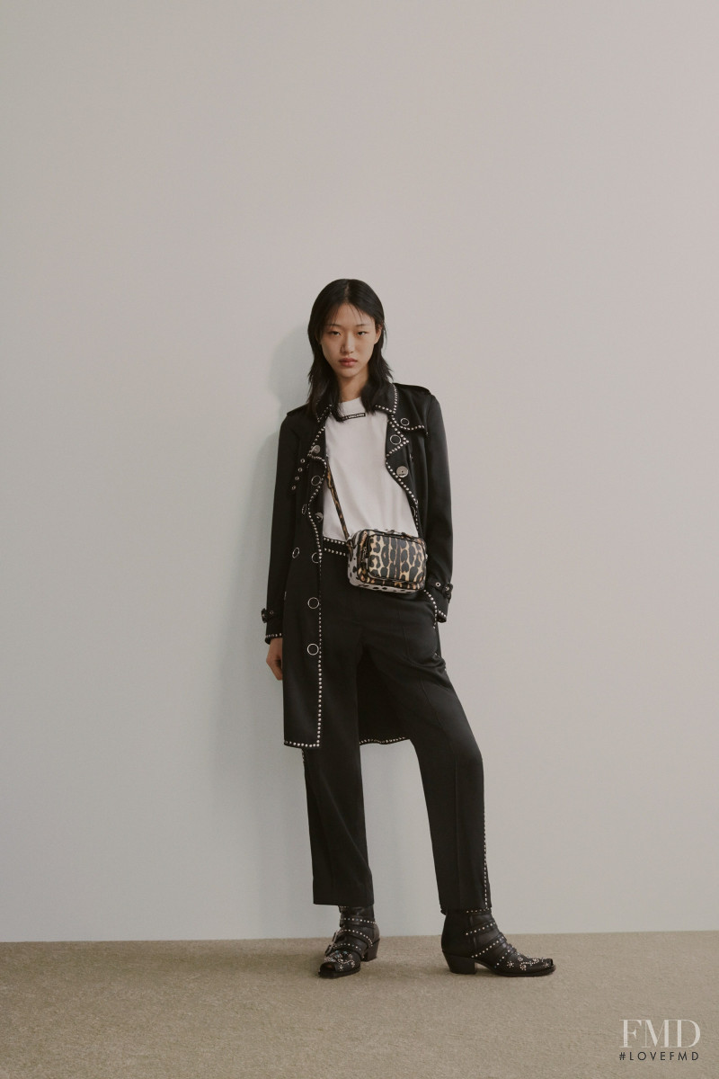 So Ra Choi featured in  the Burberry lookbook for Pre-Fall 2019