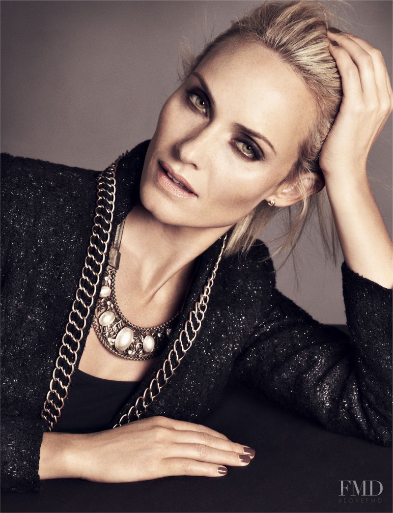 Amber Valletta featured in  the Marks & Spencer catalogue for Autumn/Winter 2012