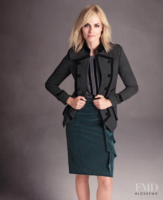 Amber Valletta featured in  the Marks & Spencer catalogue for Autumn/Winter 2012