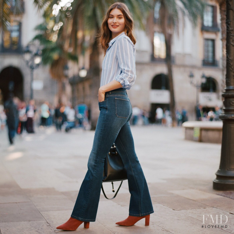 Grace Elizabeth featured in  the H&M Denim advertisement for Spring/Summer 2019