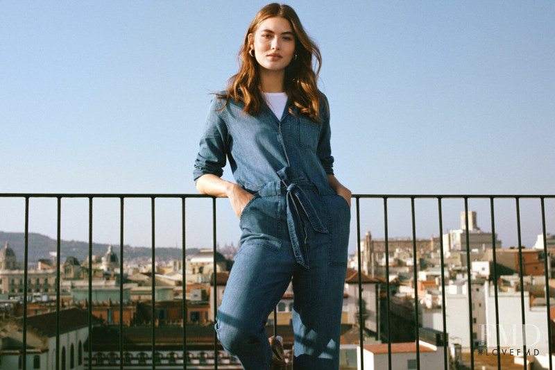 Grace Elizabeth featured in  the H&M Denim advertisement for Spring/Summer 2019