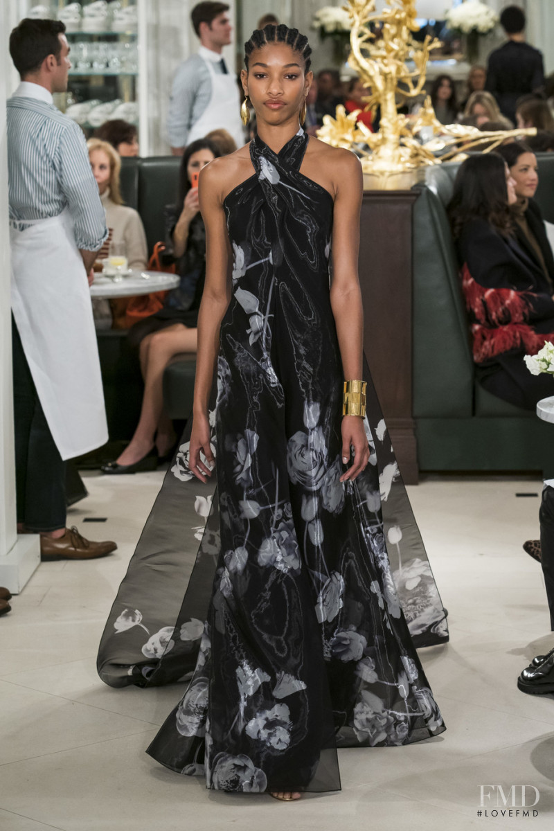 Naomi Chin Wing featured in  the Ralph Lauren Collection fashion show for Spring/Summer 2019