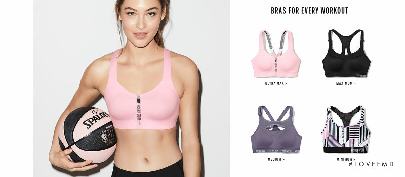 Grace Elizabeth featured in  the Victoria\'s Secret VSX catalogue for Spring/Summer 2019