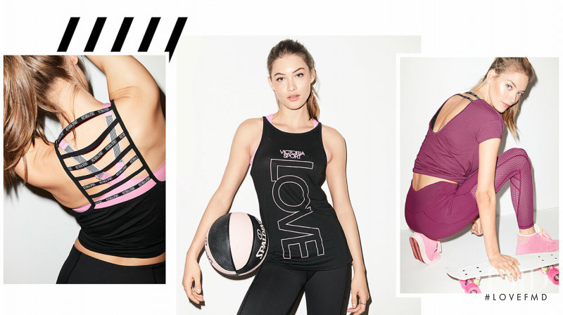 Grace Elizabeth featured in  the Victoria\'s Secret VSX catalogue for Spring/Summer 2019