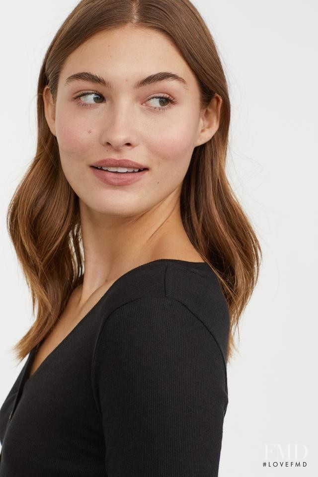 Grace Elizabeth featured in  the H&M catalogue for Autumn/Winter 2018