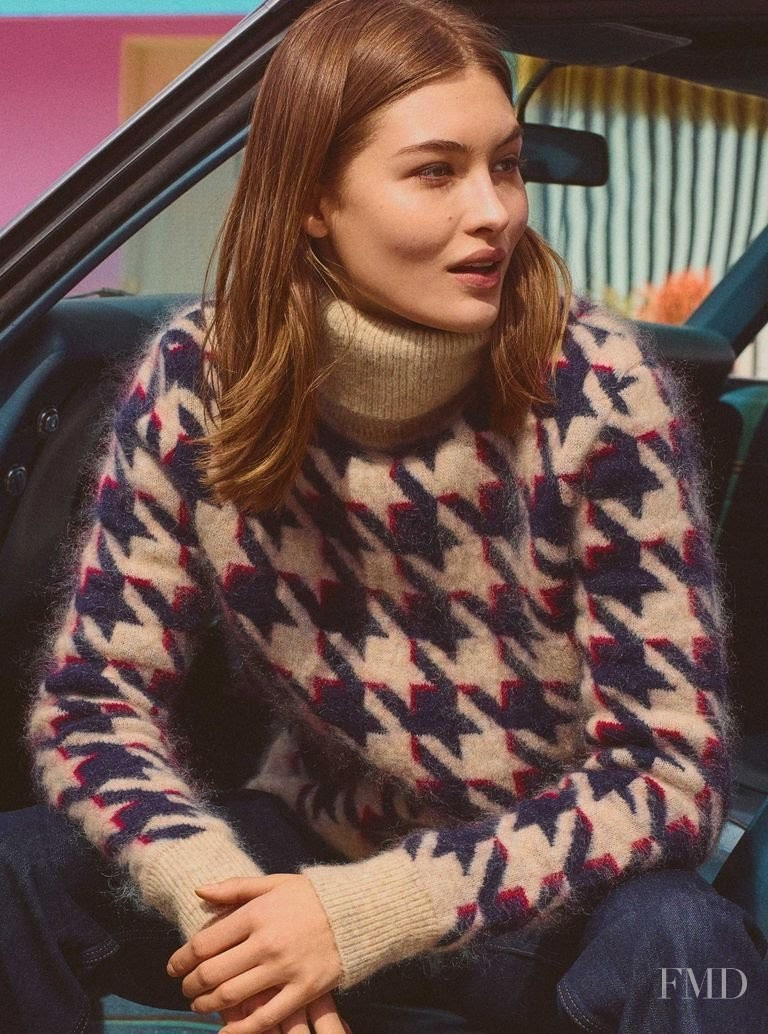 Grace Elizabeth featured in  the H&M Studio advertisement for Autumn/Winter 2018