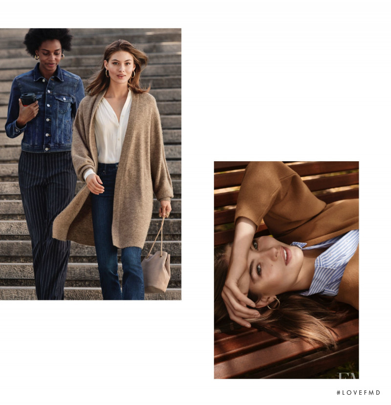 Grace Elizabeth featured in  the H&M A conscious denim story lookbook for Autumn/Winter 2018