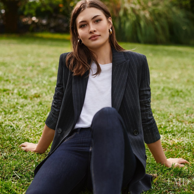 Grace Elizabeth featured in  the H&M A conscious denim story lookbook for Autumn/Winter 2018