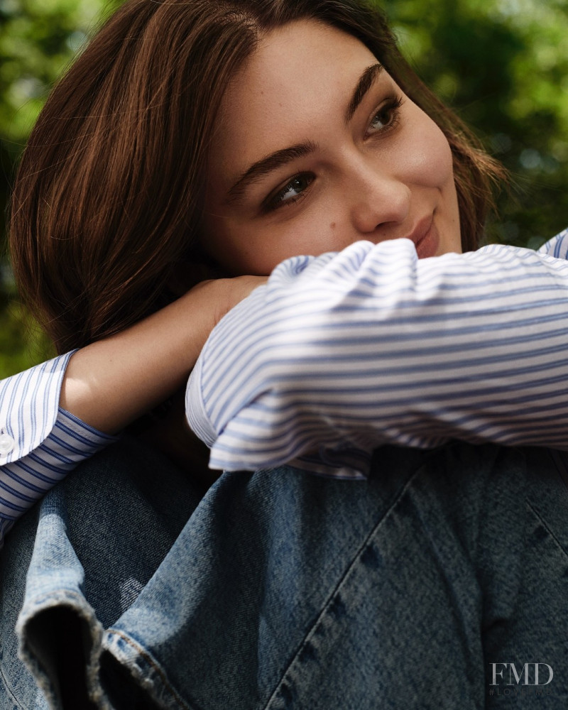 Grace Elizabeth featured in  the H&M A conscious denim story lookbook for Autumn/Winter 2018