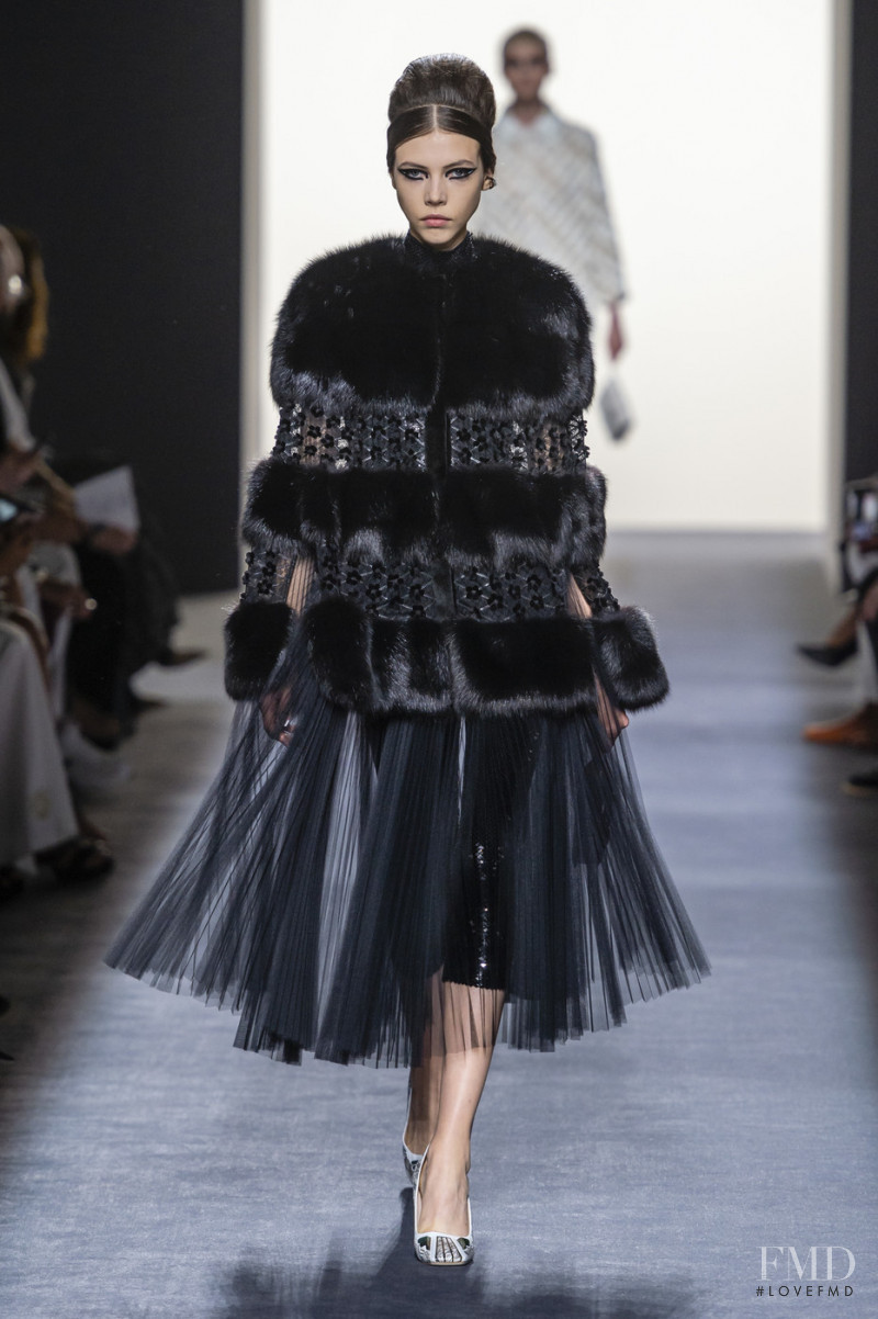 Lea Julian featured in  the Fendi Couture fashion show for Autumn/Winter 2018