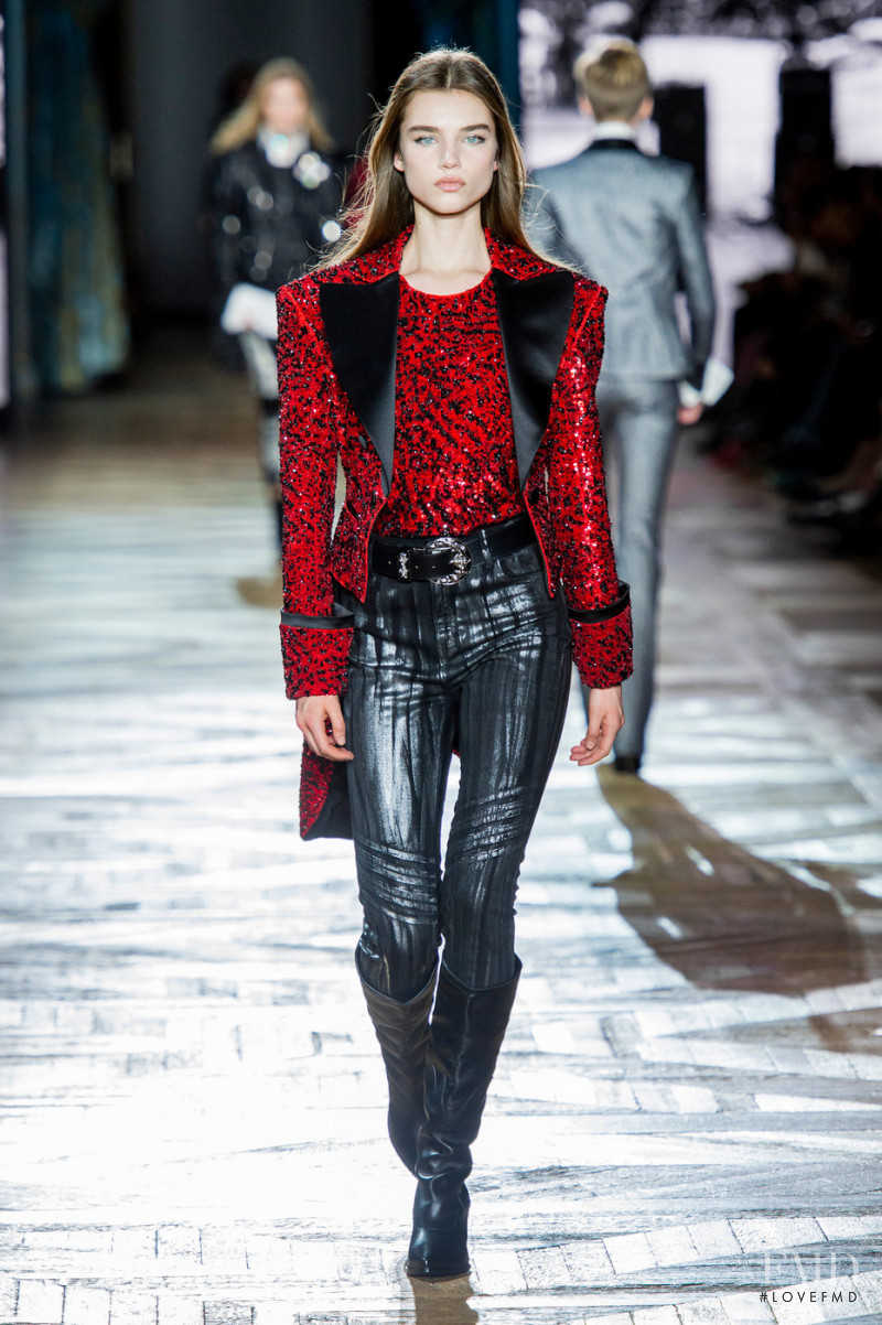 Meghan Roche featured in  the Redemption fashion show for Autumn/Winter 2019