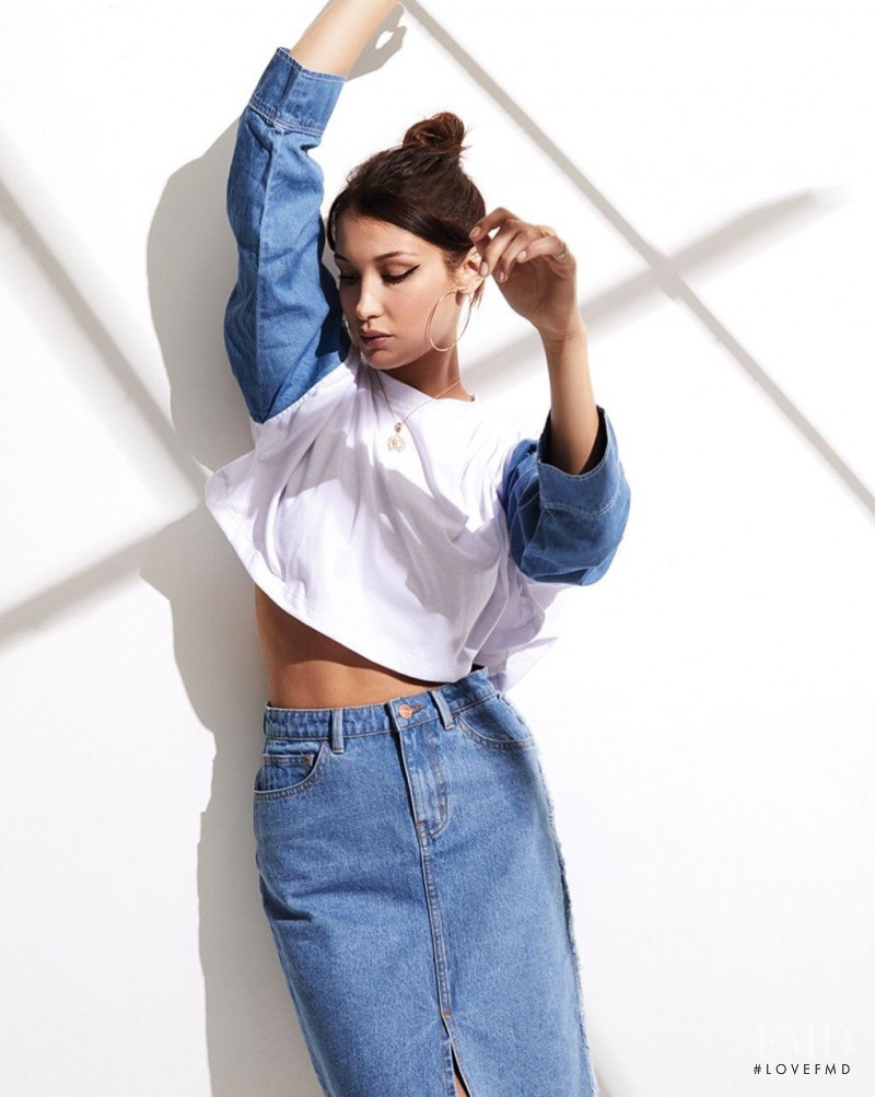 Bella Hadid featured in  the Penshoppe Denimlab  advertisement for Summer 2018