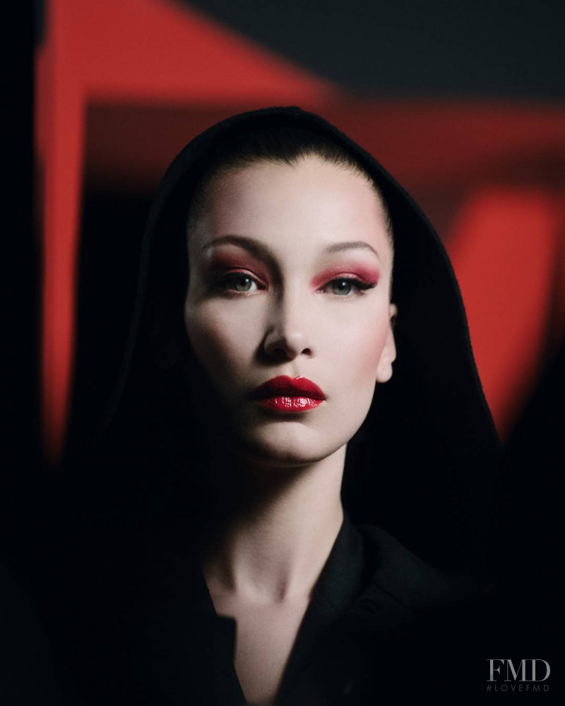 Bella Hadid featured in  the Dior Beauty Ultimate Halloween Makeup advertisement for Fall 2018